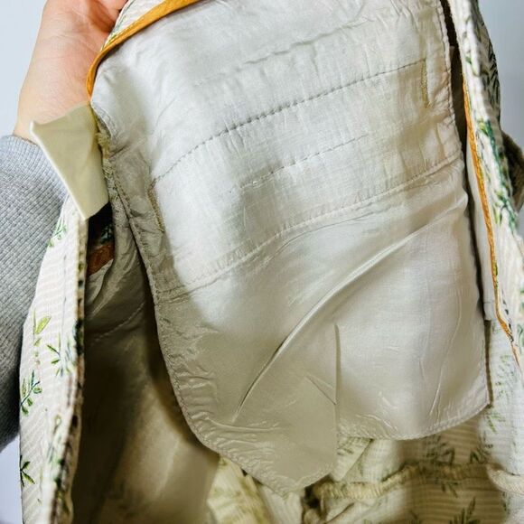 Cartonnier Women's Cream Medallion Charlie Trousers Cropped Pants Size 0 - Picture 13 of 14